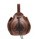 10 Kinds Faux Leather Medieval Viking Cosplay Prop Drawstring Purse Waist Bag - AwwwCos