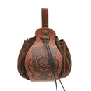 10 Kinds Faux Leather Medieval Viking Cosplay Prop Drawstring Purse Waist Bag - AwwwCos