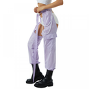 Women Fashion Pants High Rise Sweatpants Reflective Sexy Trousers - AwwwCos