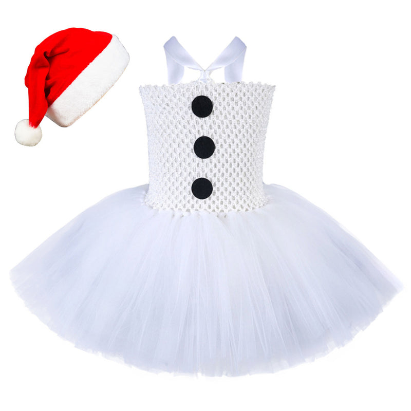 12 Kinds Child Girls Santa Claus Elf Cosplay Costume Tutu Dress Accessories