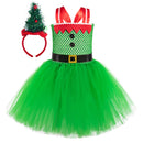 12 Kinds Child Girls Santa Claus Elf Cosplay Costume Tutu Dress Accessories - AwwwCos