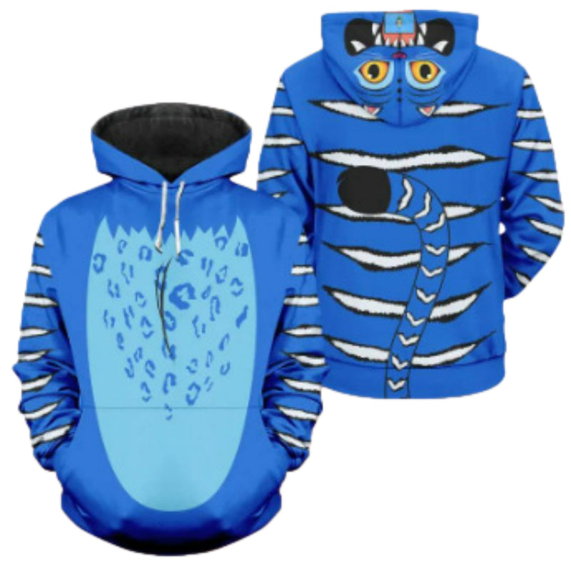 13 Kinds Animal Adult Anime K-Pop Demon Hunters Cosplay Costume Warm Hoodies - AwwwCos