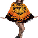 19 Kinds Halloween Pumpkin Costume Spider Web Skeleton Poncho Cloak - AwwwCos
