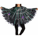 19 Kinds Halloween Pumpkin Costume Spider Web Skeleton Poncho Cloak - AwwwCos