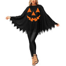 19 Kinds Halloween Pumpkin Costume Spider Web Skeleton Poncho Cloak - AwwwCos