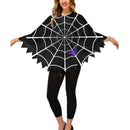 19 Kinds Halloween Pumpkin Costume Spider Web Skeleton Poncho Cloak - AwwwCos