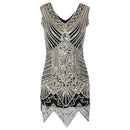 1920s Sequin Art Nouveau Handmade Beaded Tassels Dress Accessories - AwwwCos