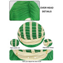 1920s Women 80s Party Synthetic Vintage Short Green Wave Curly Wig - AwwwCos