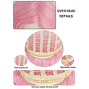 1920s Women 80s Synthetic Vintage Short Pink Wave Curly Wig - AwwwCos