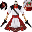 Game Genshin Impact Klee Cosplay Costume Hat Bag Kawaii Outfits