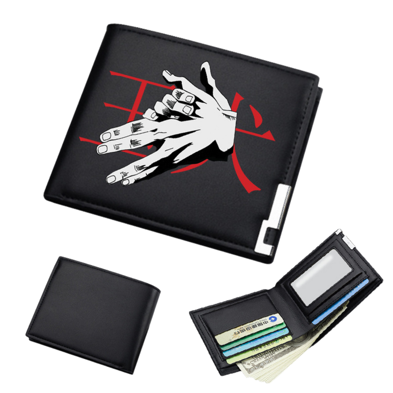 AwwwCos Anime Jujutsu Kaisen Itadori Yuji Gojo Satoru Sukuna Wallets Artificial Leather Slim Bi-Fold Wallet Multi Purpose Wallet