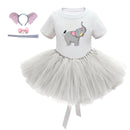 13 Kinds Kids Lion Deer Elephant Giraffe Zebra Fox Tiger Owl Tutu Dress Headband