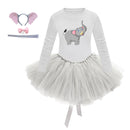 13 Kinds Kids Lion Deer Elephant Giraffe Zebra Fox Tiger Owl Tutu Dress Headband