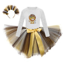13 Kinds Kids Lion Deer Elephant Giraffe Zebra Fox Tiger Owl Tutu Dress Headband