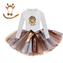 13 Kinds Kids Lion Deer Elephant Giraffe Zebra Fox Tiger Owl Tutu Dress Headband