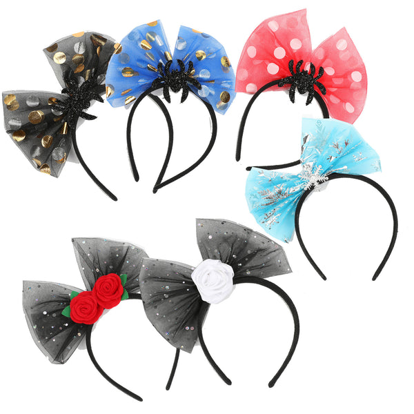 27 Kinds Halloween Durable Unique Hair Hoop Headband Masquerade Accessory - AwwwCos