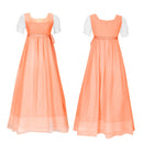 Hamilton Elizabeth One-piece Dresses Women Colonial Schuyler Victorian Rococo Ball Gown Maiden Medieval Dress - AwwwCos