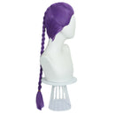 2 Kinds Kids Anime K-Pop: Demon Hunters Rumi Cosplay Wig Purple Pigtail - AwwwCos