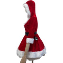 2 Kinds Christmas Mini Dress Hat Women Mrs Santa Claus Cosplay Costume - AwwwCos