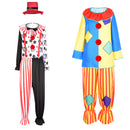 2 Kinds Circus Clown Joker Men Asymmetric Cosplay Costume - AwwwCos