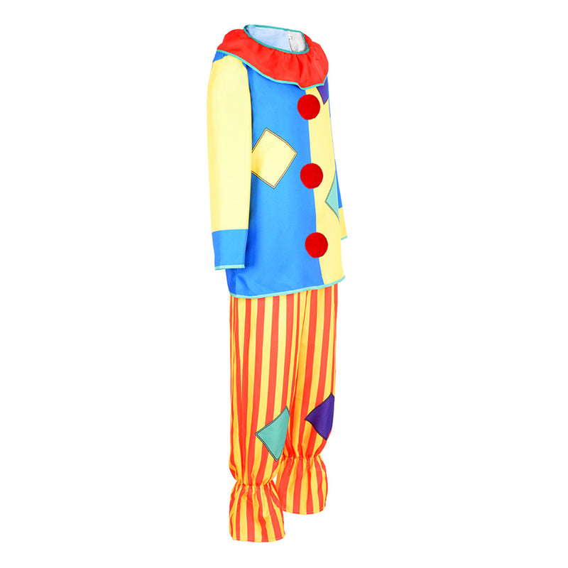 2 Kinds Circus Clown Joker Men Asymmetric Cosplay Costume