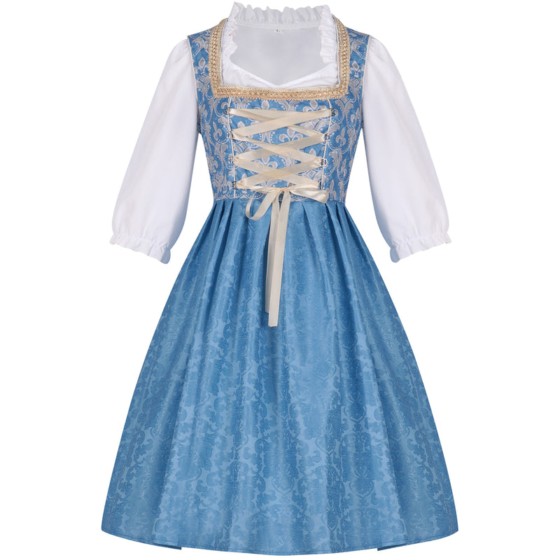 2 Kinds Female Oktoberfest Day Munich Beer Maid Cosplay Green Dress - AwwwCos
