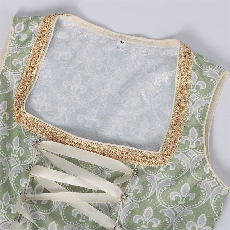 2 Kinds Female Oktoberfest Day Munich Beer Maid Cosplay Green Dress - AwwwCos