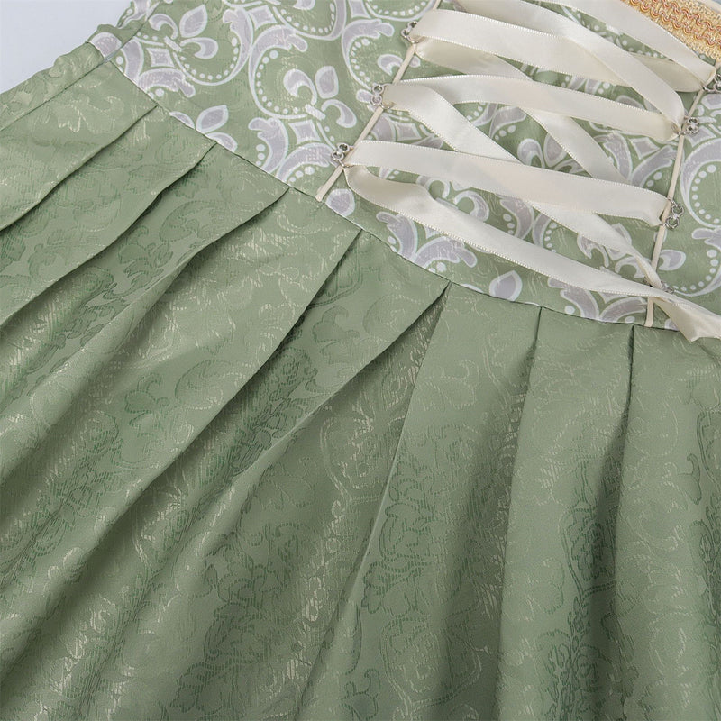 2 Kinds Female Oktoberfest Day Munich Beer Maid Cosplay Green Dress - AwwwCos