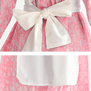 2 Kinds Kids Pioneer Civil War Prairie Colonial Maid Cosplay Costume Floral Dress