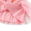 2 Kinds Toddler Girls 3D Pumpkin Ghost Doll Decor Kids Star Sequin Mesh Layered Dress