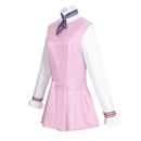 2 Kinds Women Movie M3gan Cosplay Costume Pink Yellow Dress - AwwwCos