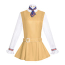 2 Kinds Women Movie M3gan Cosplay Costume Pink Yellow Dress - AwwwCos