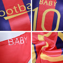 2 Piece Soccer Cheerleader Cosplay Costume Red Purple Striped Lingerie Uniform