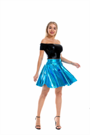 2 Pieces Women Club Shinning Slim-fit Off-shoulder Mini Vest Skirt - AwwwCos