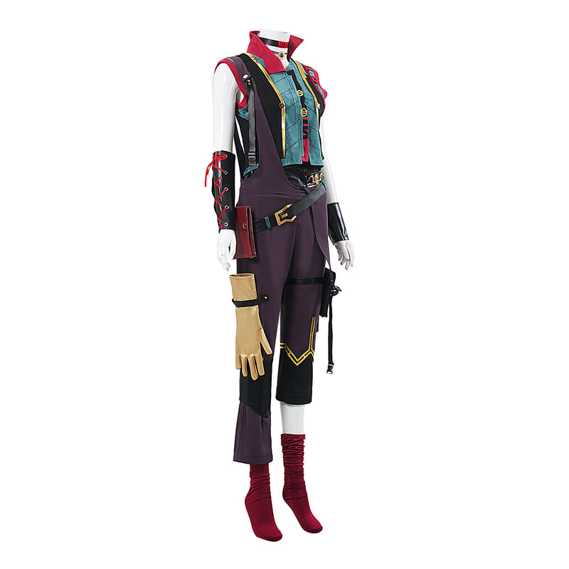 2 Version Arcane:League of Legends LOL Powder Cosplay Costume