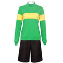 Undertale Frisk Chara Cosplay Costume Adult Hoodie Set