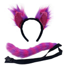 30 Kinds Animal Cat Fox Wolf Beast Cosplay Faux Fur Fluffy Ear Headband Tail - AwwwCos