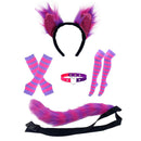 30 Kinds Animal Cat Fox Wolf Beast Cosplay Faux Fur Fluffy Ear Headband Tail - AwwwCos