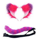 30 Kinds Animal Cat Fox Wolf Beast Cosplay Faux Fur Fluffy Ear Headband Tail