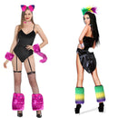 30 Kinds Animal Cat Fox Wolf Beast Cosplay Faux Fur Fluffy Ear Headband Tail - AwwwCos