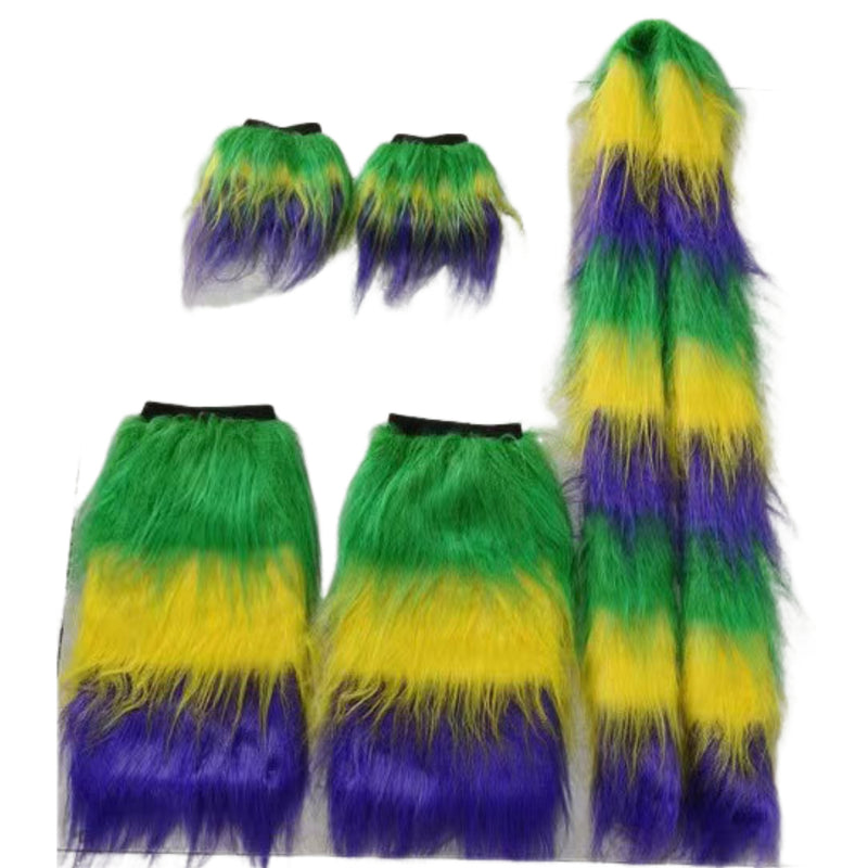 30 Kinds Animal Cat Fox Wolf Beast Cosplay Faux Fur Fluffy Ear Headband Tail - AwwwCos