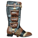 3 Bag Pirate Viking Cosplay Shoes Riding Knee High Long Boot - AwwwCos