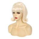 3 Kinds 1960s Women Vintage Bouffant Cosplay Hair Retro Flip Bob Wig With Bangs
