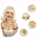 3 Kinds 1960s Women Vintage Bouffant Cosplay Hair Retro Flip Bob Wig With Bangs