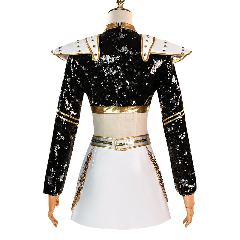 3 Kinds Anime K-Pop: Demon Hunters Zoey Rumi Mira Cosplay Black Uniform - AwwwCos