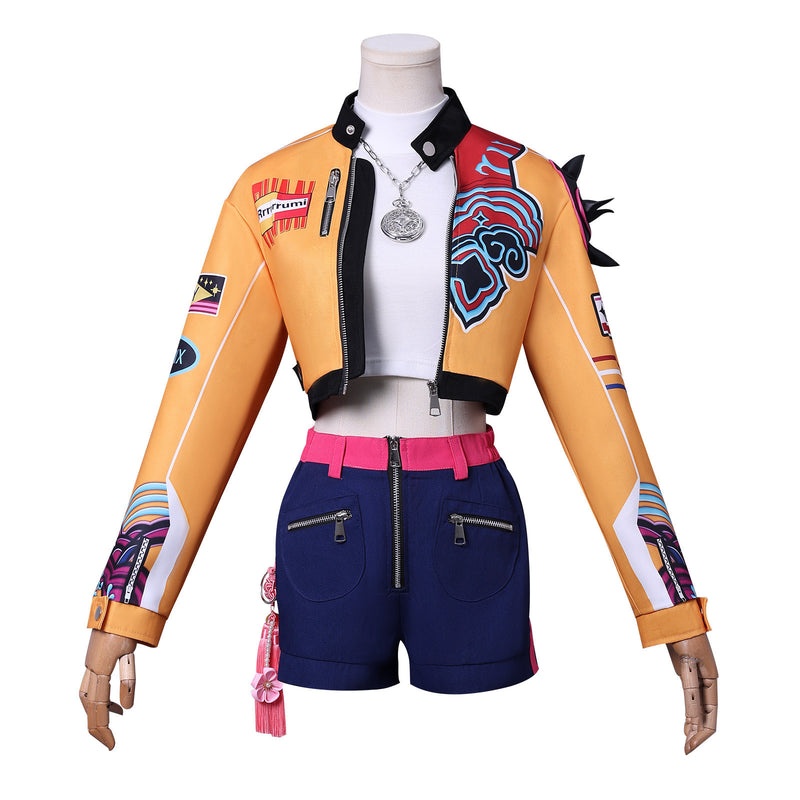 3 Kinds Anime K-Pop: Demon Hunters Zoey Rumi Mira Cosplay Costume - AwwwCos