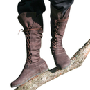 3 Kinds Flat Bottom Front Lace Up High Tube Women And Men Boots - AwwwCos