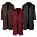 3 Kinds Men Pirate Cosplay Costume Coat Jacket Medieval Steampunk Frock Tailcoat