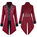 3 Kinds Men Swallowtail Medieval Applique Jacket Gothic Victorian Frok Coat - AwwwCos