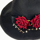 3 Kinds Retro Dark Gothic Girl Lolita Style Cosplay Rose Witch Night Tour Hat